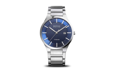 Bering Herenhorloge Solar, model 15239-777 Titanium - 21265