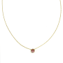 Swing Jewels Collier, 14krt.goud met toermalijn Birthstone Oktober (lengte: 42-45cm.) - 21569