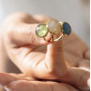 My Bendel Ring, edelstaal verguld. met Fluoriet - 21559 My Bendel Ring, edelstaal verguld. met Fluoriet - 21559