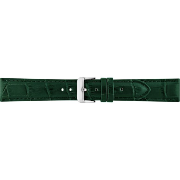 Alligator print calf leather watch strap, mat. - 21583