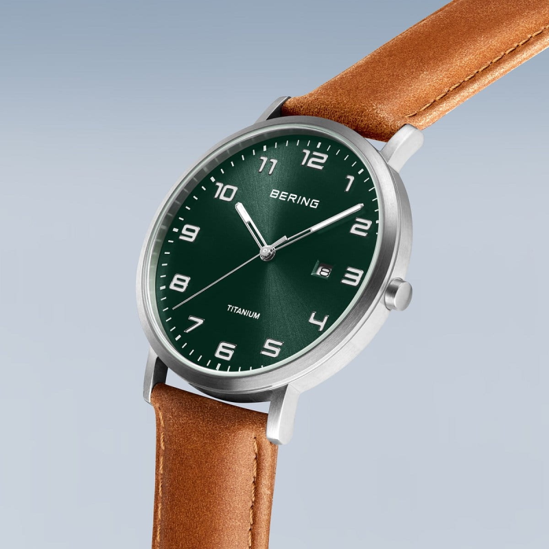 Bering Herenhorloge Quartz, 18640-568 Titanium (40mm) - 21575
