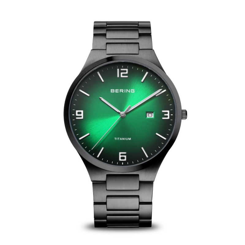 Bering Herenhorloge Quartz, model 15240-728 Titanium (40mm) - 21697 Bering Herenhorloge Quartz, model 15240-728 Titanium (40mm) - 21697
