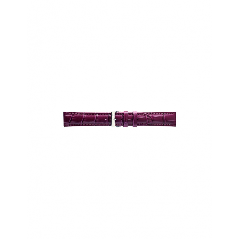 EXTRA LONG alligator print calf leather watch strap, mat. With strong case and buckle connection, stitchinged loop and stainless steel buckle. This watch strap has soft leather lining and is super flexible. - 21870 EXTRA LONG alligator print calf leather watch strap, mat. With strong case and buckle connection, stitchinged loop and stainless steel buckle. This watch strap has soft leather lining and is super flexible. - 21870