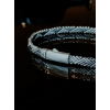 TAJ AMSTERDAM Zilveren Gevlochten Herenarmband AODH SMALL 5mm.breed - 22235