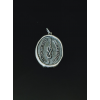 TAJ AMSTERDAM Zilveren Hanger Vibodh (27x22mm)staat symbool voor "vastberadenheid" - 22243