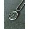 TAJ AMSTERDAM Zilveren Hanger Vibodh (27x22mm)staat symbool voor "vastberadenheid" - 22243