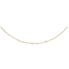 Jackie Collier, 14krt.goud Triple Bar (lengte: 38-42cm.) - 22250