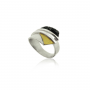 AUDAR Ring, model 1859 zilver met 18krt.goud - 22382
