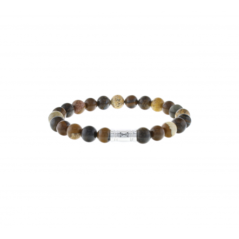 AZE Armband AZ-BS010-A Jaspis en Bronziniet - 22471 AZE Armband AZ-BS010-A Jaspis en Bronziniet - 22471