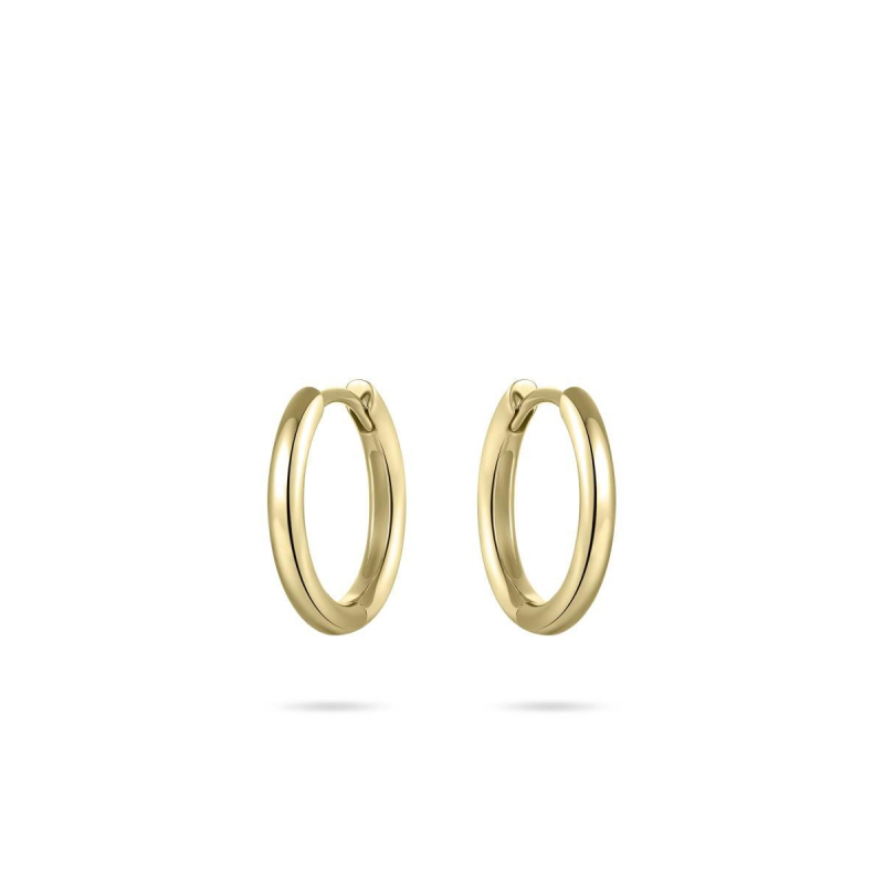 Oorringen, 14krt.goud (2x15mm.) - 22506