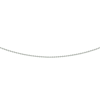 Collier, 14krt.witgoud ankerschakel 0,8mm.(lengte: 41-45cm.) - 22523