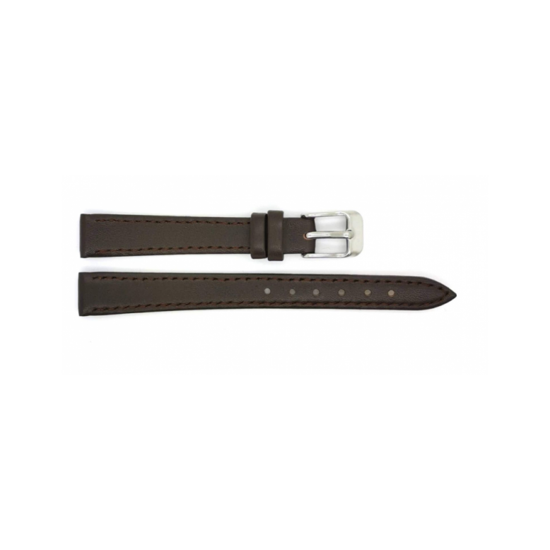 Horlogeband 12mm Bruin - 22639