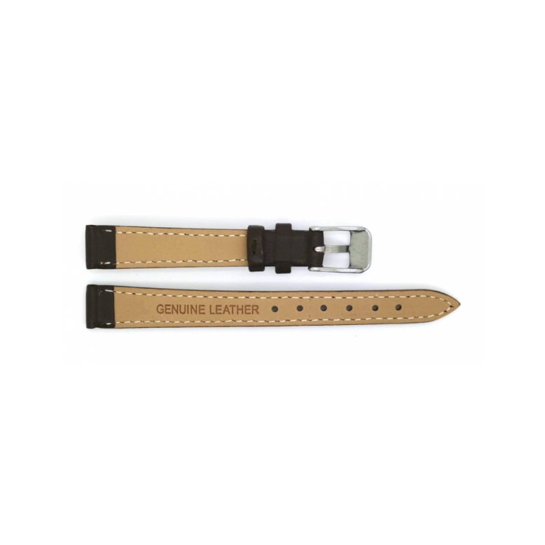 Horlogeband 12mm Bruin - 22639