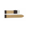Horlogeband 16mm Bruin, Glad met Stiksel - 22833