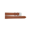 Horlogeband 12mm Bruin, krokodillenprint - 22645