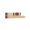 Horlogeband 12mm Bruin, krokodillenprint - 22645