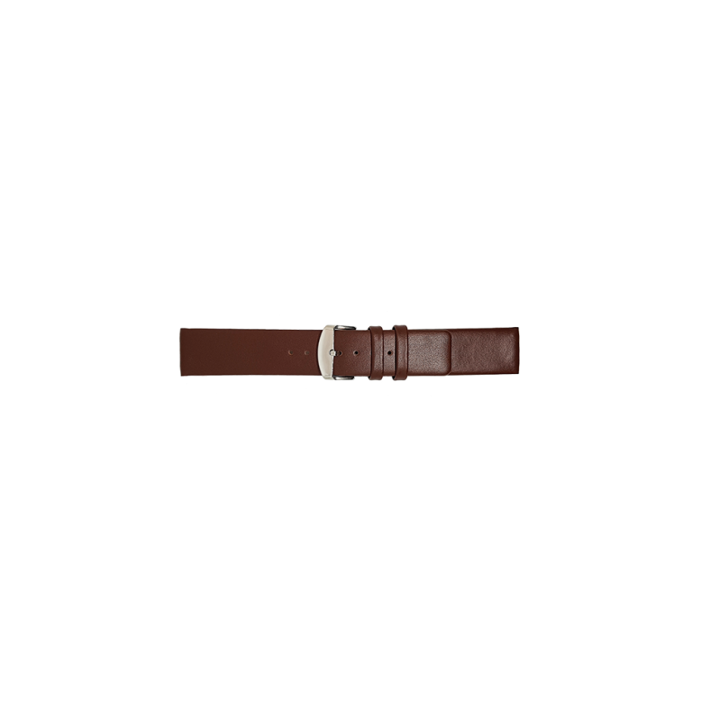 Horlogeband 14mm Bruin Parallel - 23005