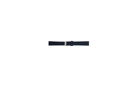 Vlakke of dunne alligatorafdruk, kalfsleer horlogeband. Blauw - 23253