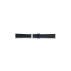 Horlogeband 24mm Zwart, krokodillen print - 23936