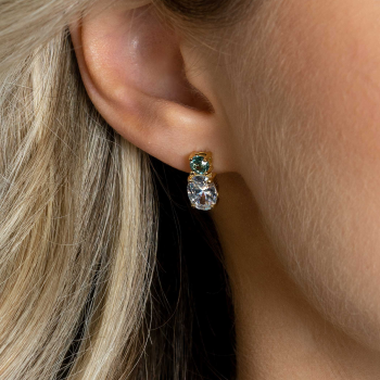 Zinzi Oorknoppen, Model ZIO2438 (lengte 12mm.) - 22580
