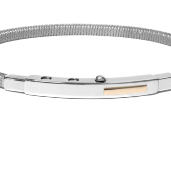 Borsari Gioielli heren armband, BR-ATLA01B Edelstaal - 22620