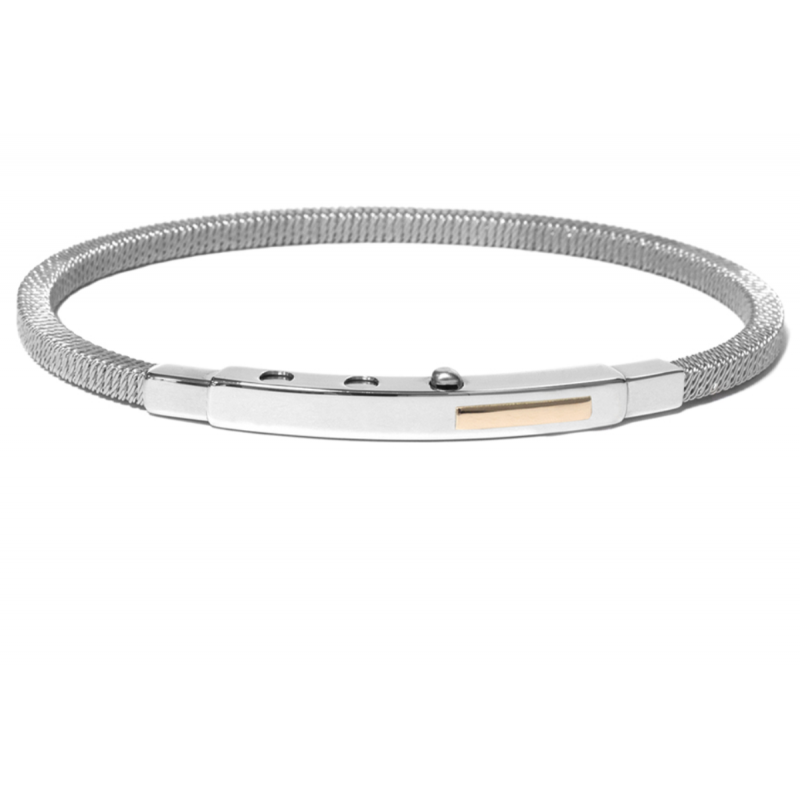 Borsari Gioielli heren armband, BR-ATLA01B Edelstaal - 22620 Borsari Gioielli heren armband, BR-ATLA01B Edelstaal - 22620