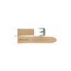 Horlogeband 20mm Wit, krokodillenprint - 22827