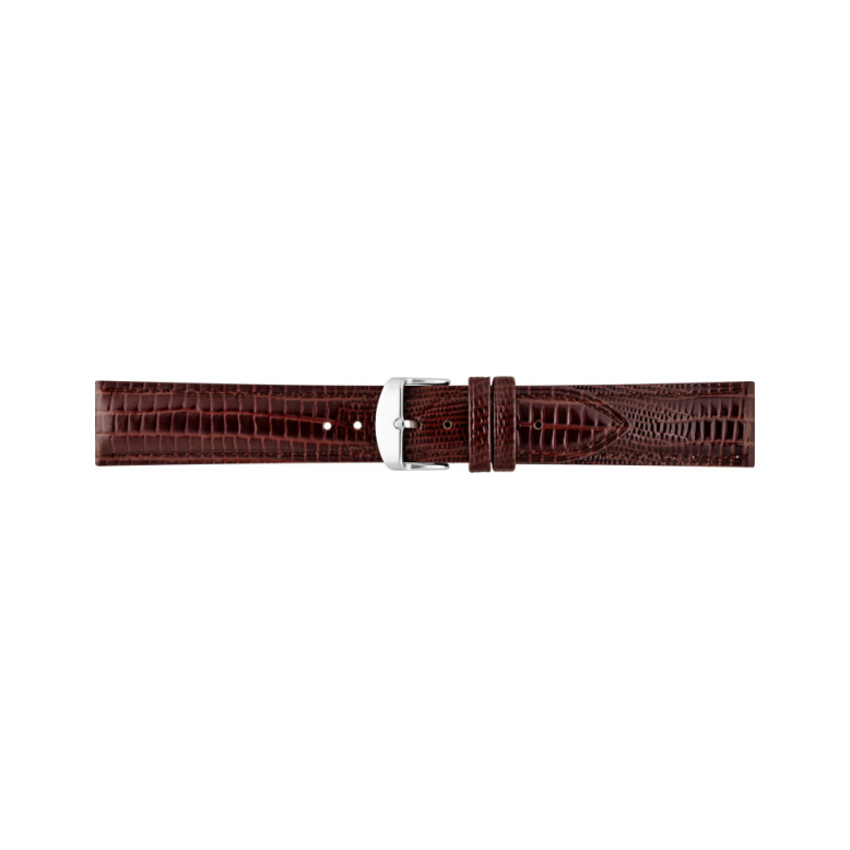 Horlogeband 14mm Bruin, Tejus print - 24850