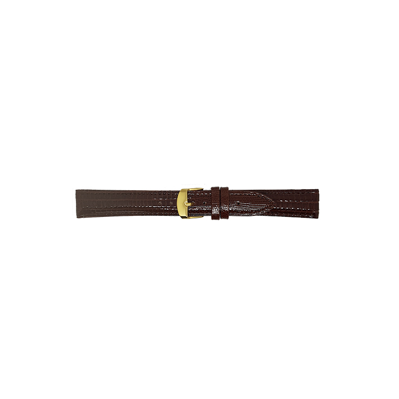Shiny Tejus print in calf leather. Flexible and with soft nubuck lining and stainless steel buckle - 23168
