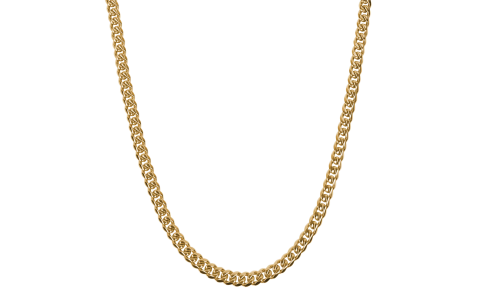 AZE Ketting AZ-NL006-C Edelstaal Verguld (60+10cm) - 22657