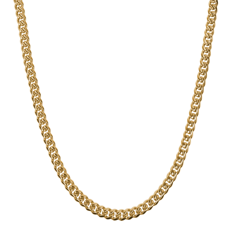 AZE Ketting AZ-NL006-C Edelstaal Verguld (60+10cm) - 22657