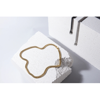 AZE Ketting AZ-NL006-C Edelstaal Verguld (60+10cm) - 22657 AZE Ketting AZ-NL006-C Edelstaal Verguld (60+10cm) - 22657