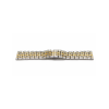 Horlogeban 18mm Stalen gouden horlogeband - 24975