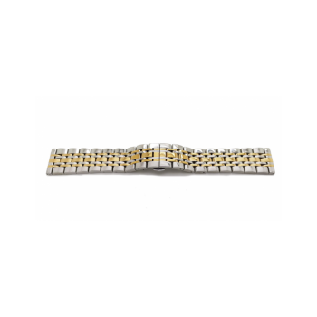 Horlogeban 18mm Stalen gouden horlogeband - 24975 Horlogeban 18mm Stalen gouden horlogeband - 24975