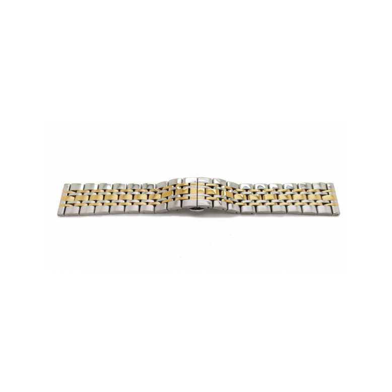 Horlogeban 18mm Stalen gouden horlogeband - 24975