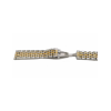 Horlogeban 18mm Stalen gouden horlogeband - 24975