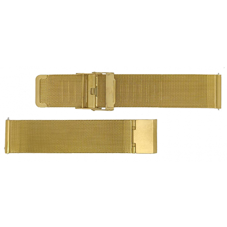 Horlogeband, Milanese 12mm Doublr - 24694