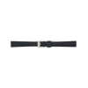 Horlogeband 14mm, Zwart met Hagedisprint - 22908