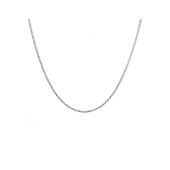 Collier, zilver venetiaans bol 1,2mm. (lengte: 42cm.) - 23585 Collier, zilver venetiaans bol 1,2mm. (lengte: 42cm.) - 23585