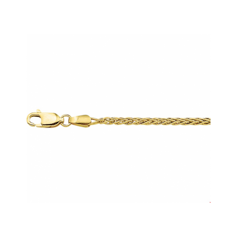 Armband, 14krt.goud palmier dikte 2,1mm. (lengte:19cm.) - 22449