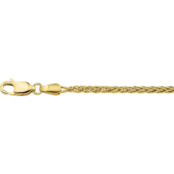 Armband, 14krt.goud palmier dikte 2,1mm. (lengte:19cm.) - 22449