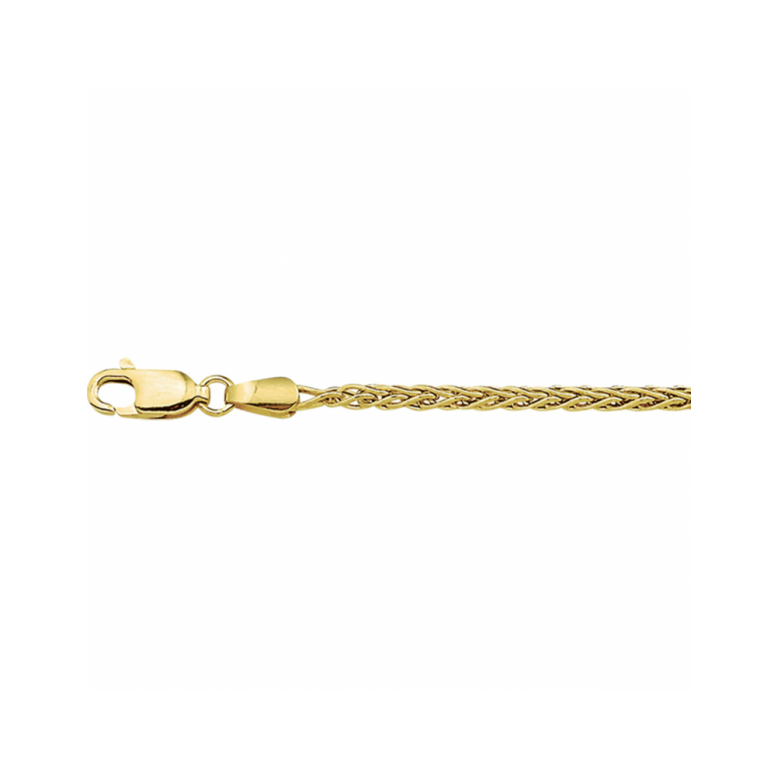 Armband, 14krt.goud palmier dikte 2,1mm. (lengte:19cm.) - 22449