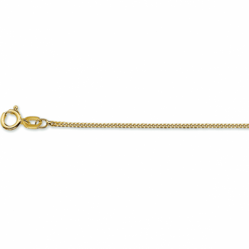 Collier, 14krt.goud gourmet 1mm. (lengte: 50cm.) - 23196