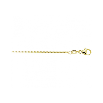 Collier, double venetiaans (lengte: 42cm.) - 23244
