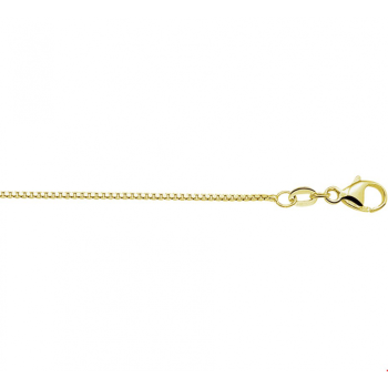 Collier, double venetiaans (lengte: 42cm.) - 23244