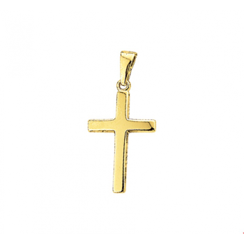 Hanger, 14krt.goud kruis (20,5x12mm.) - 23023 Hanger, 14krt.goud kruis (20,5x12mm.) - 23023