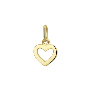 Hanger, 14krt.goud hart (8mm.) - 23564 Hanger, 14krt.goud hart (8mm.) - 23564