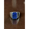 TAJ AMSTERDAM Zilveren Herenring Adric met Blauwe Lapis Lazuli edelsteen "Gezegende Heerser" staat symboor voor kracht - 22663