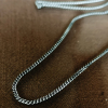 TAJ AMSTERDAM Zilveren Ketting model BASTE (lengte: 57cm.) - 22666