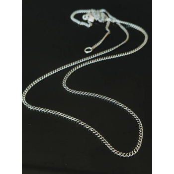 TAJ AMSTERDAM Zilveren Ketting model BASTE (lengte: 57cm.) - 22666 TAJ AMSTERDAM Zilveren Ketting model BASTE (lengte: 57cm.) - 22666